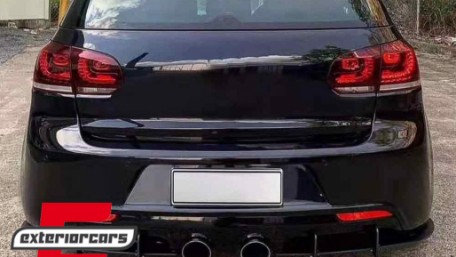 Splitter difuzora zraka (piano crna) / VW Golf VI 6 R20 (2008-2013), 41076