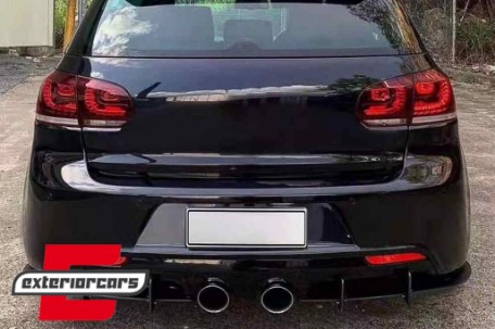 Splitter difuzora zraka (piano crna) / VW Golf VI 6 R20 (2008-2013), 41076