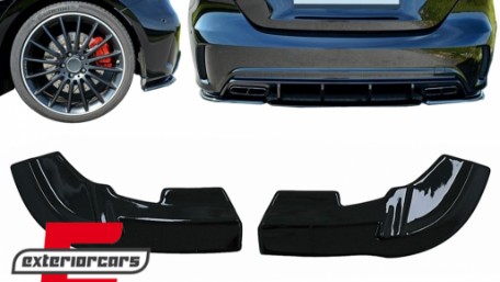 Splitteri stražnjeg branika (piano crna) / Mercedes A-klasa W176 Sport Line A45 Hatchback (2012-2018), RBSPMBW176