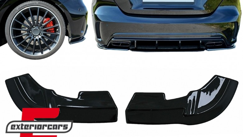 Splitteri stražnjeg branika (piano crna) / Mercedes A-klasa W176 Sport Line A45 Hatchback (2012-2018), RBSPMBW176