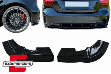 Splitteri stražnjeg branika (piano crna) / Mercedes A-klasa W176 Sport Line A45 Hatchback (2012-2018), RBSPMBW176