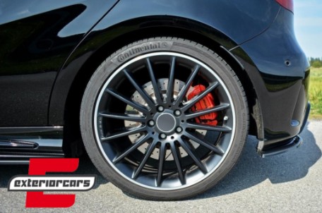 Splitteri stražnjeg branika (piano crna) / Mercedes A-klasa W176 Sport Line A45 Hatchback (2012-2018), RBSPMBW176