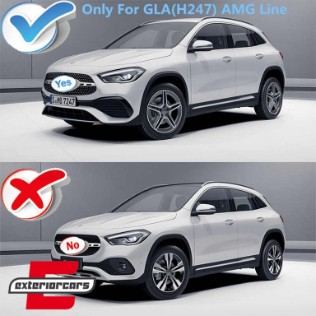 Splitteri zadnjeg branika Sport line (piano crna) / Mercedes GLA SUV H247 (2020-), RFOBH247