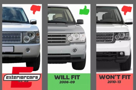 Stakla farova / Land Range Rover III Vogue L322 (2006-2009), HGRRVL322