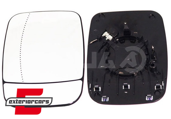 Staklo retrovizora (lijeva strana) / Fiat Talento + Renault Trafic + Nissan NV300 + Opel Vivaro B (2014-), 325-0184-1