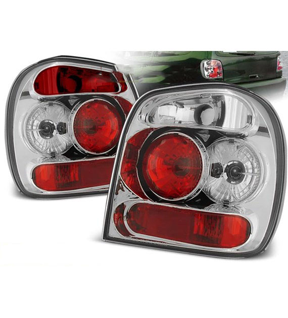 Stražnja svjetla (chrome) / Volkswagen Polo 6N (10.1994-09.1999), LTVW06