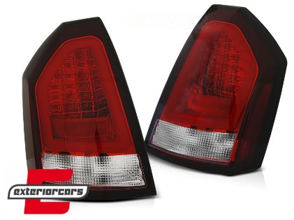Stražnja svjetla LedBar (crvena/kristal) / Chrysler 300C limuzina (2005-2007), LDCH16