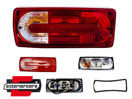 Stražnja svjetla OEM look (crvena/kristal) / Mercedes G-klasa W463 (1989-2015), TLMBW463RCOEM