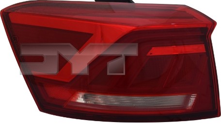 Stražnje svjetlo LED (lijeva strana) / VW T-Roc (2017-2022), 11-15524-10-2