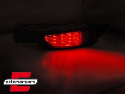 Svjetla za maglu LED (crvena/smoke) / Ford Fiesta Mk7 (2008-2016) Hatchback, LDFO85