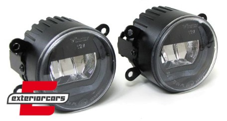 Svjetla za maglu LED sa dnevnim svjetlima (chrome) / Citroen C1 C5 (2004-2008) C6 (2005-2012), 29999_1