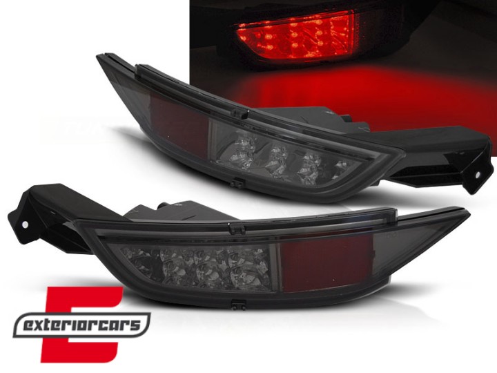 Svjetla za maglu LED (smoke) / Ford Fiesta Mk7 (2008-2016) hatchback, LDFO86