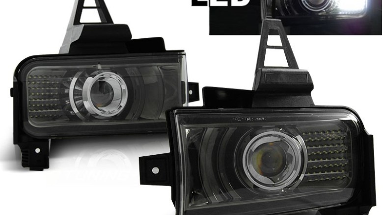 Svjetla za maglu sa LED pozicijskim svjetlom (crna/smoke) / Toyota Land Cruiser FJ200 (2007-2012), HATO01