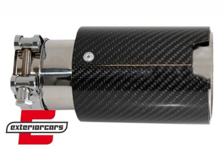 Univerzalni nastavak auspuha Carbon look-sjajna završna obrada, GJET-023