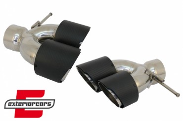 Univerzalni nastavci auspuha Carbon look, KLT077PB
