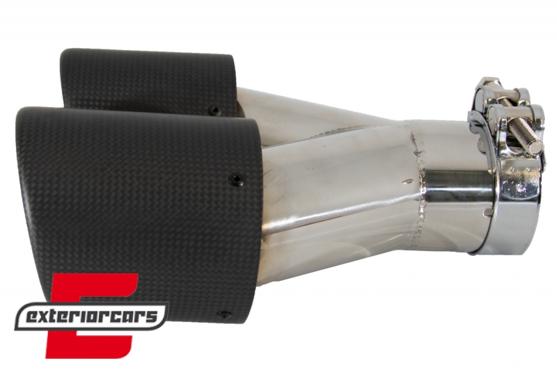 Univerzalni nastavci auspuha Carbon look-mat obrada, GJET-024