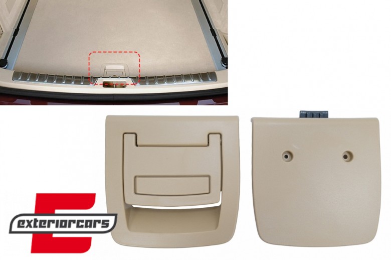 Unutarnja stražnja prostirka prtljažnika ručka tepiha (bež) / BMW serije 5 E61 (2003-2010) X5 E70 (2007-2013) X6 E71 E72 (2008-2015), RTHE70BJ