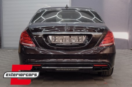 Zadnji branik & nastavci auspuha S63 AMG dizajn / Mercedes S-klasa W222 (2013-06.2017), CORBMBW222AMGS65TYB