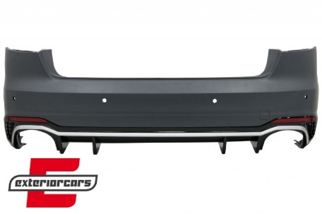 Zadnji branik RS4 dizajn (chrome) / Audi A4 B9 8W (2016-2019) limuzina, RBAUA4B9RS