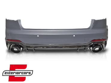 Zadnji branik RS4 dizajn (crna) / Audi A4 B9 8W (2016-2019) limuzina, ZTAU04