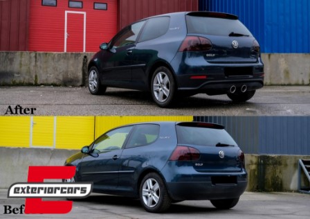 Zadnji nastavak branika R32 dizajn / VW Golf V 5 (2003-2007), RBVWG5R32CN