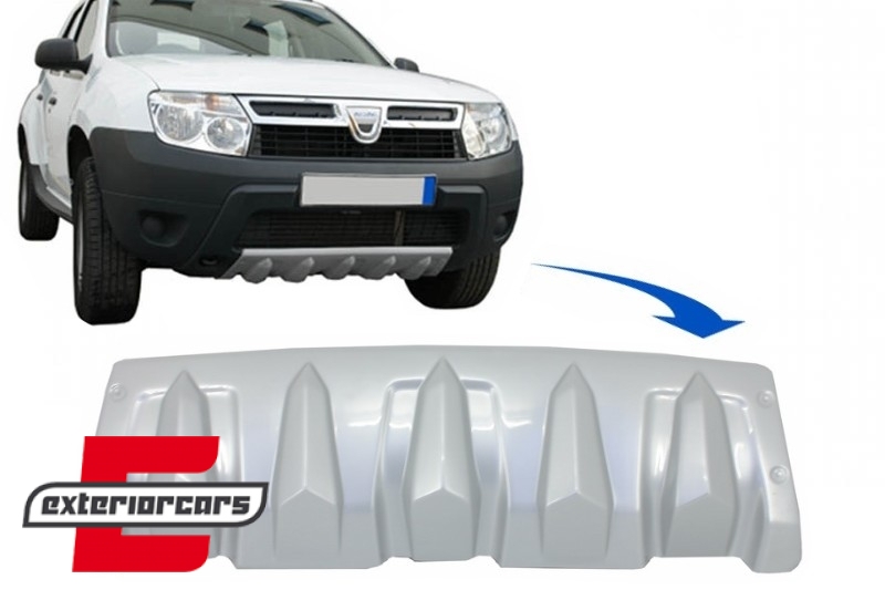 Zaštita prednjeg branika (srebrna) / DACIA Duster 4x4 / 4x2 (2010-2017), SPFBDD