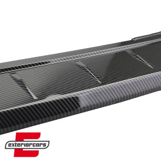 Zaštita stražnjeg branika (carbon look) / Volkswagen T5 (2003-2015) T6 (2015-2023), 41945