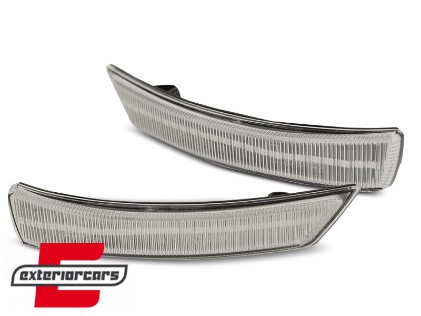 Žmigavci u retrovizoru LED SEQ (bijela) / Ford Focus (2008-2018) Mondeo (2010-2014), KBFO17