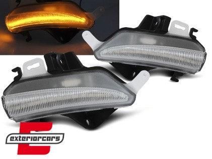 Žmigavci u retrovizoru LED SEQ (bijela) / Lexus IS XE30 III (2013-2020), KBLE03