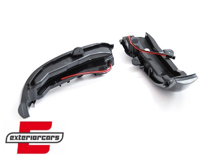 Žmigavci u retrovizoru LED SEQ (bijela) / MERCEDES C klasa W203 S203 (2000-2007) CL203 Sport Coupe (2001-2011), KBME08