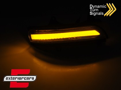 Žmigavci u retrovizoru LED SEQ (bijela) / Toyota Land Cruiser Prado 150 (2009-2017), KBTO04