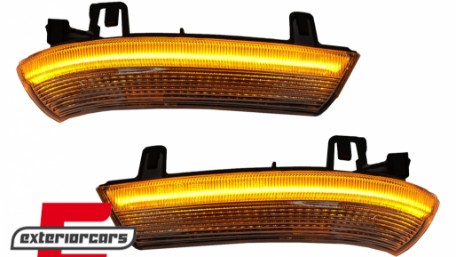 Žmigavci u retrovizoru LED SEQ (bijela) / VW Golf 5 6 Plus Jetta Passat Sharan Škoda Superb (2002-2008) Seat Alhambra (2009-2010), KBVW18