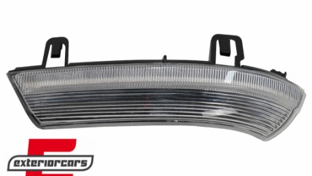 Žmigavci u retrovizoru LED SEQ (bijela) / VW Golf 5 6 Plus Jetta Passat Sharan Škoda Superb (2002-2008) Seat Alhambra (2009-2010), KBVW18