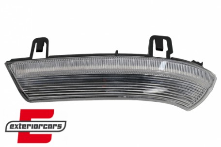 Žmigavci u retrovizoru LED SEQ (bijela) / VW Golf 5 6 Plus Jetta Passat Sharan Škoda Superb (2002-2008) Seat Alhambra (2009-2010), KBVW18