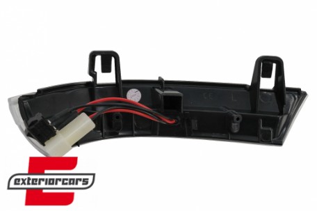 Žmigavci u retrovizoru LED SEQ (bijela) / VW Golf 5 6 Plus Jetta Passat Sharan Škoda Superb (2002-2008) Seat Alhambra (2009-2010), KBVW18
