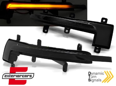 Žmigavci u retrovizoru LED SEQ (smoke) / AUDI TT 8J (2006-2014) R8 (2007-2016), KBAU17