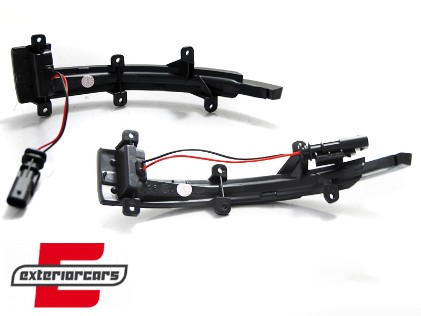 Žmigavci u retrovizoru LED SEQ (smoke) / AUDI TT 8J (2006-2014) R8 (2007-2016), KBAU17