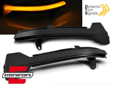 Žmigavci u retrovizoru LED SEQ (smoke) / BMW 5er F10 F11 F07 LCI (2014-2017) 6er F12 F13 F06 LCI (2014-2018) 7 F01 LCI (2012-2015), KBBM28