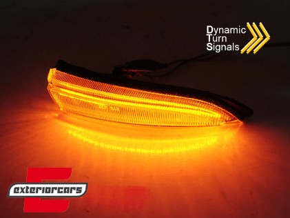 Žmigavci u retrovizoru LED SEQ (smoke) / Ford Fiesta Mk7 (2013-2016), KBFO14