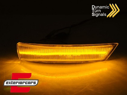 Žmigavci u retrovizoru LED SEQ (smoke) / Ford Focus (2008-2018) Mondeo (2010-2014), KBFO18