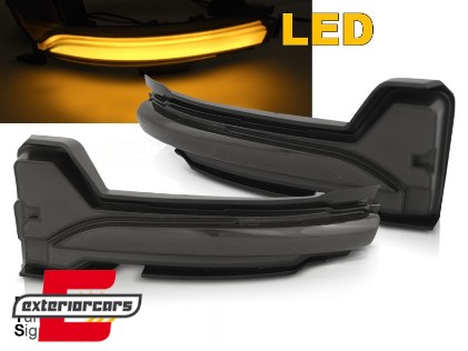Žmigavci u retrovizoru LED SEQ (smoke) / Ford Focus Mk4 (2018-), KBFO19