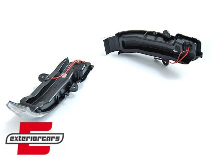 Žmigavci u retrovizoru LED SEQ (smoke) / MERCEDES C klasa W203 S203 (2000-2007) CL203 Sport Coupe (2001-2011), KBME09