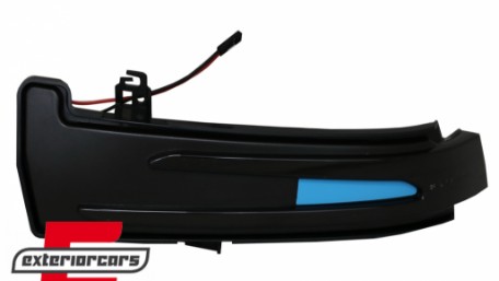 Žmigavci u retrovizoru LED SEQ (smoke) / MERCEDES W176 W246 W204 W216 W218 W212 X204 W221, KBME01
