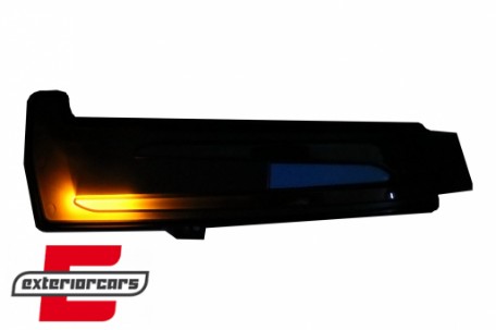 Žmigavci u retrovizoru LED SEQ (smoke) / MERCEDES W176 W246 W204 W216 W218 W212 X204 W221, KBME01