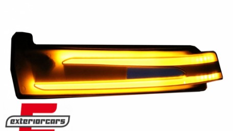 Žmigavci u retrovizoru LED SEQ (smoke) / MERCEDES W176 W246 W204 W216 W218 W212 X204 W221, KBME01