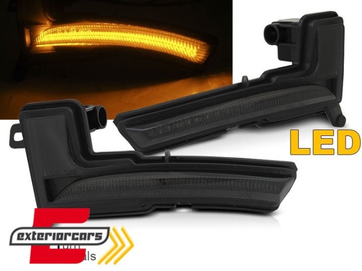 Žmigavci u retrovizoru LED SEQ (smoke) / Renault Clio IV (2016-2019), KBRE08