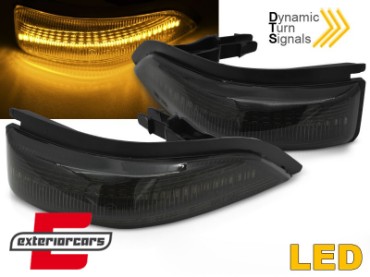 Žmigavci u retrovizoru LED SEQ (smoke) / Toyota Yaris III P13 (2011-2019), KBTO11
