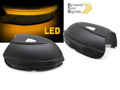 Žmigavci u retrovizoru LED SEQ (smoke) / VW Beetle Jetta Passat B7 (2010-2014) Passat CC Scirocco (2008-2014), KBVW25