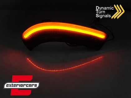 Žmigavci u retrovizoru LED SEQ (smoke) / VW Golf 5 6 Plus Jetta Passat Sharan Škoda Superb (2002-2008) Seat Alhambra (2009-2010), KBVW19