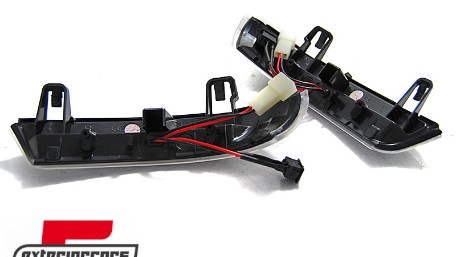 Žmigavci u retrovizoru LED SEQ (smoke) / VW Golf 5 6 Plus Jetta Passat Sharan Škoda Superb (2002-2008) Seat Alhambra (2009-2010), KBVW19